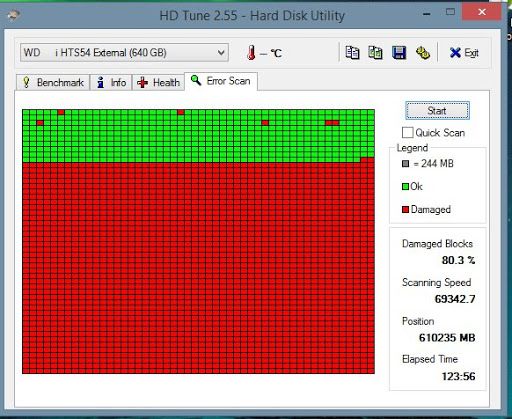 tête lecture disque dur hs