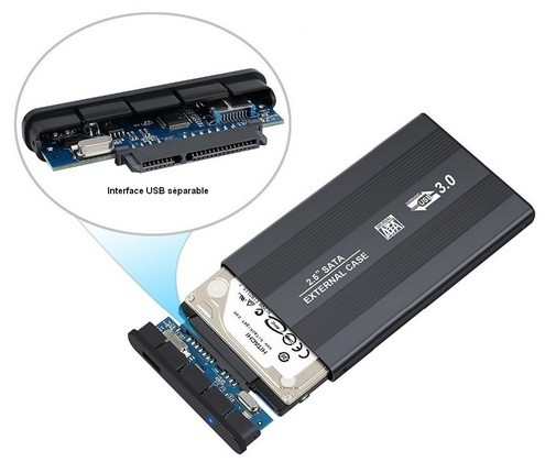 interface sata disque externe