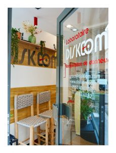 laboratoire de récupération de données Diskeom, 9 rue Gonnet à Paris 11e
